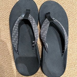 Black Chaco Flip Flops